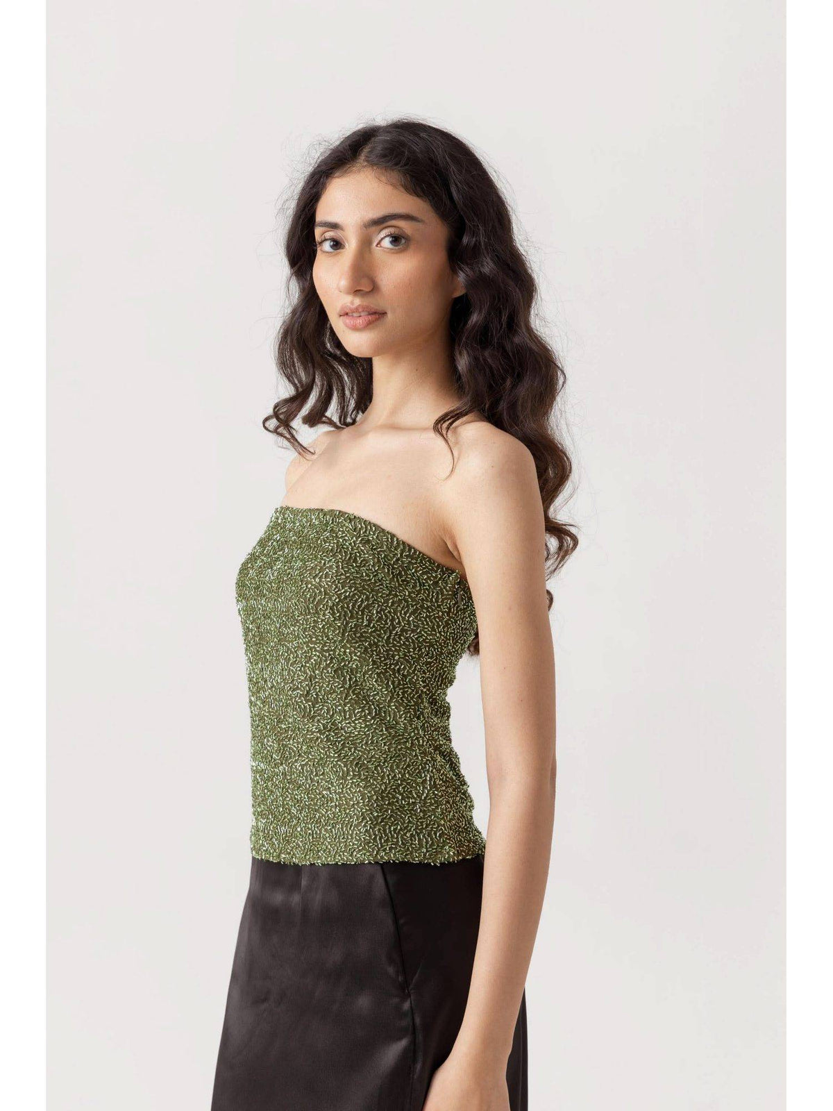 Lolo Tube Green Top | TT90 - view 3
