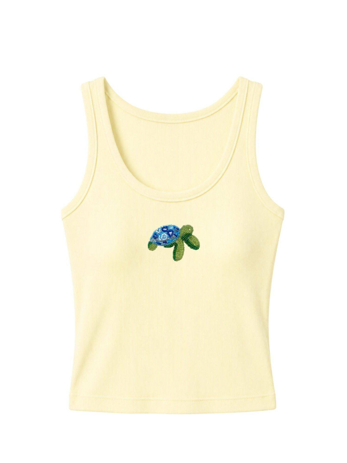 Turtle Yellow Tank Top | TT98 - view 1