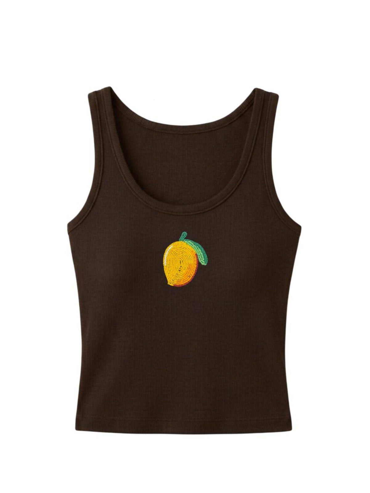 Mango Brown Tank Top | TT98 - view 1