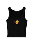 Mango Chilli Black Tank Top | TT98 - view 1