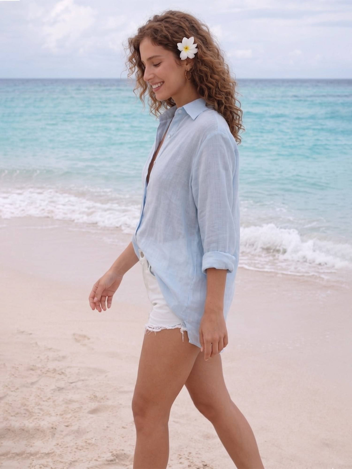 Blue Cotton Shirt | S67 - view 3
