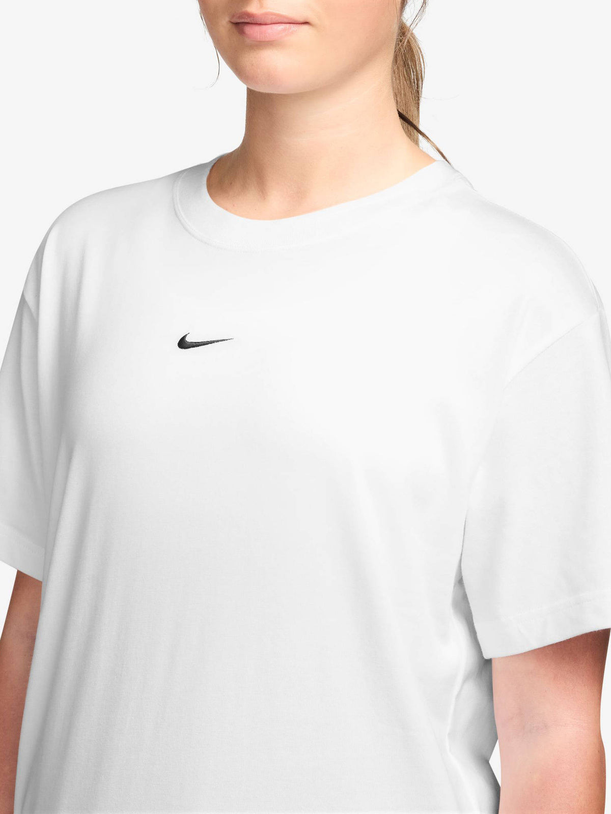 Women White Solid T-Shirt | TT89 - view 4