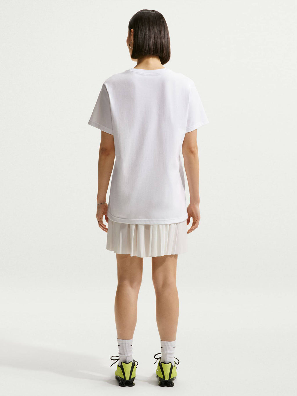 Women White Solid T-Shirt | TT89 - view 6