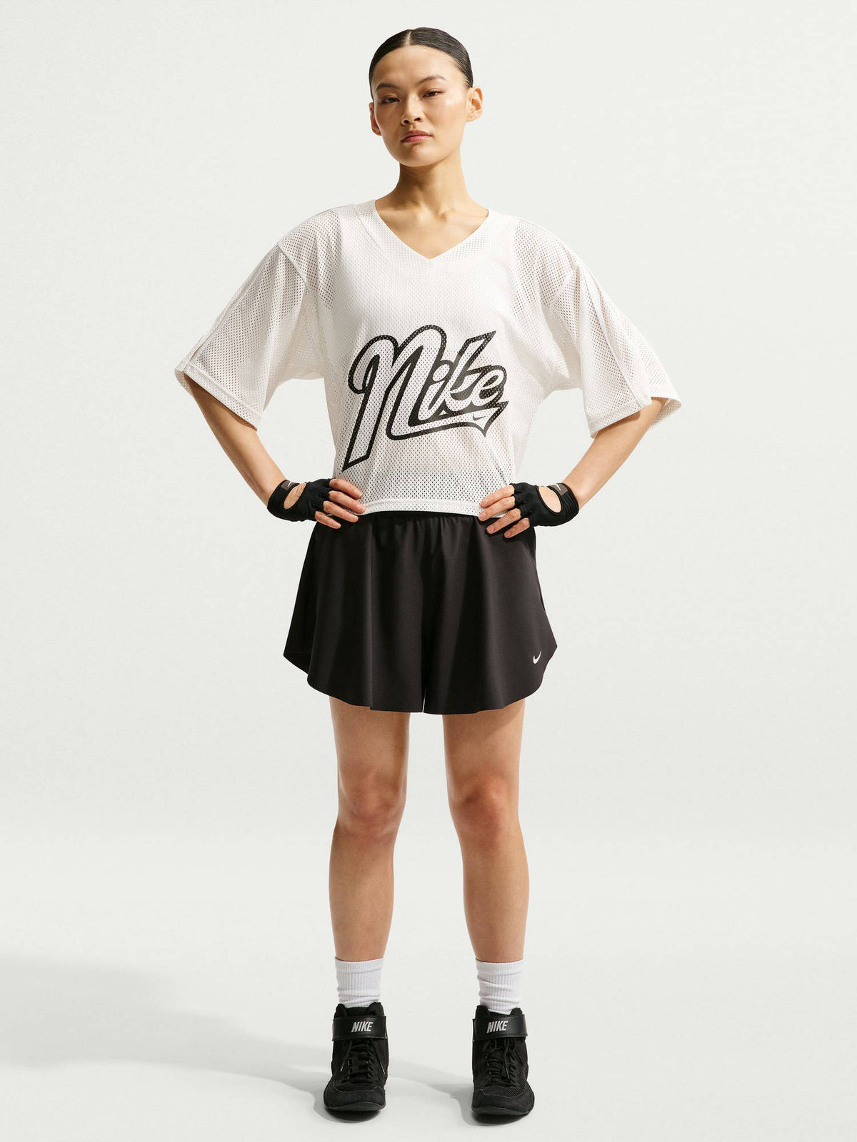 Women White Self Design T-Shirt | TT89 - view 3
