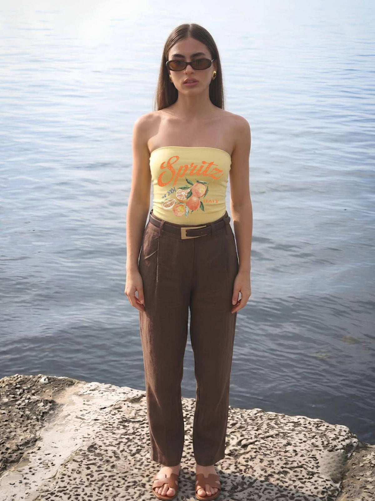 Yellow Spritz Italy Sun Tube Top | TT90 - view 4