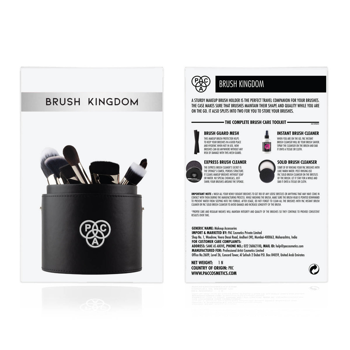 Brush Kingdom - Cylindrical Shape 360° Protection Hard Case Travel-friendly | C83 - view 5