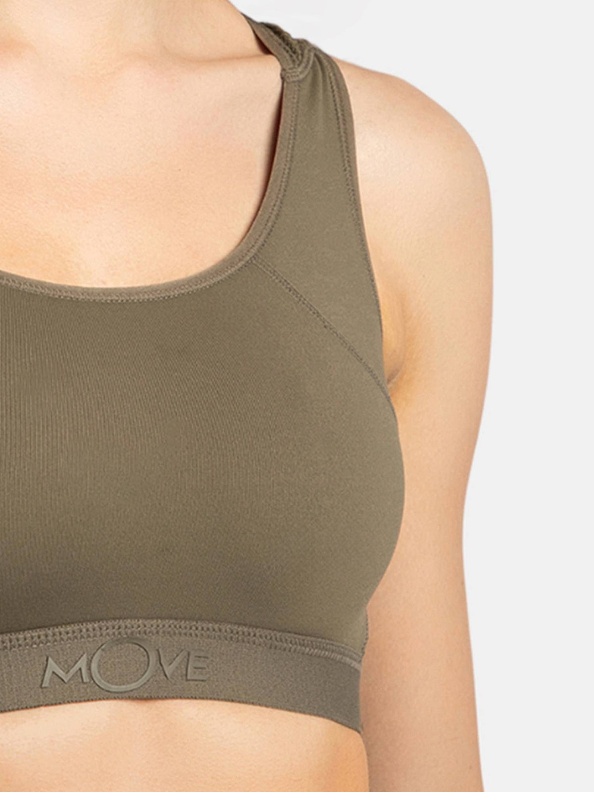 AP20 Wirefree Tactel Nylon Elastane Active Wear Sports Bra - Black | sb09 - view 29