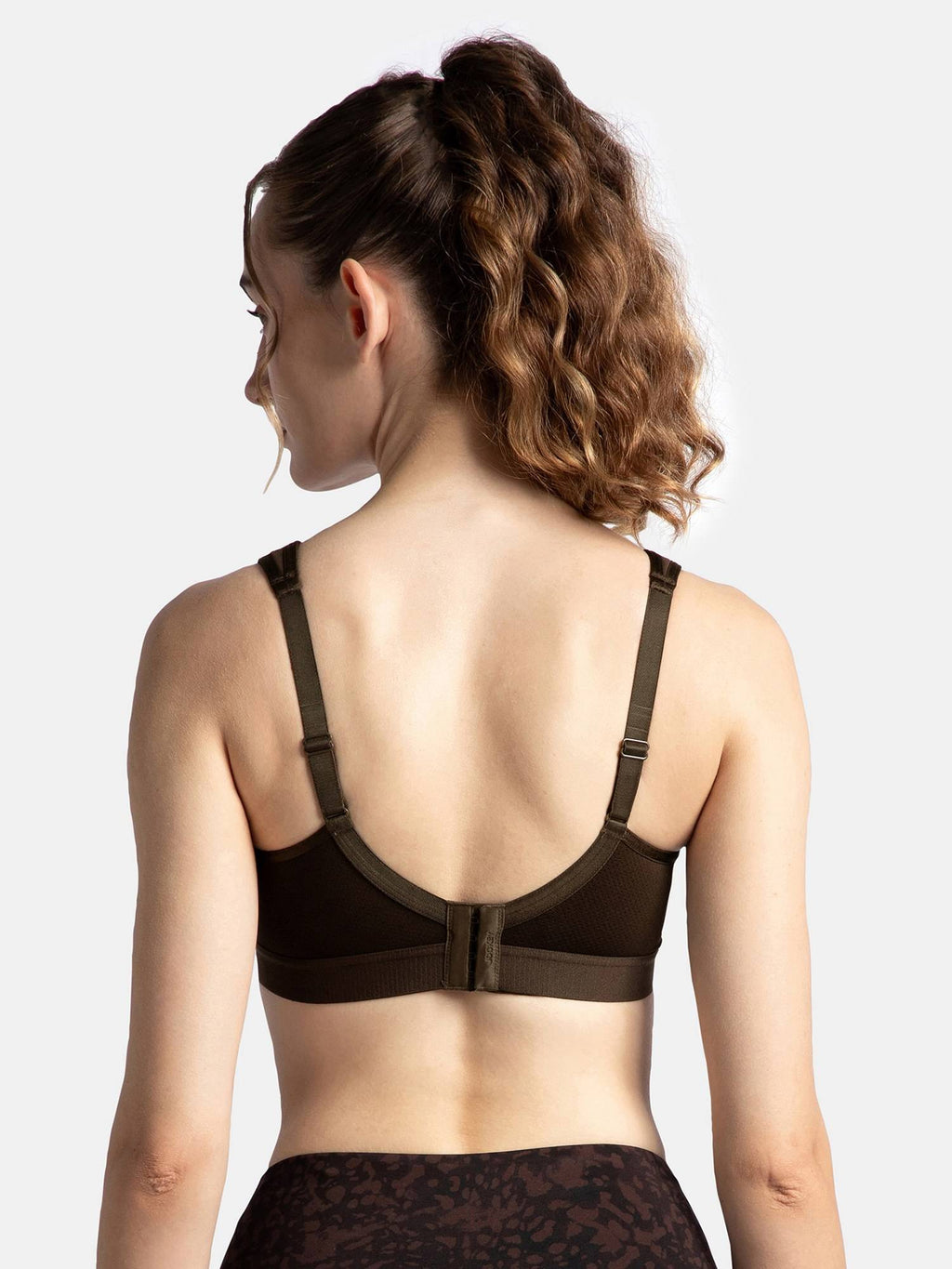 MI11 Wire free Plus Size Microfiber Elastane Active Wear Sports Bra-Minimal Grey | sb09 - view 22