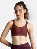 MI11 Wire free Plus Size Microfiber Elastane Active Wear Sports Bra-Minimal Grey | sb09 - view 27