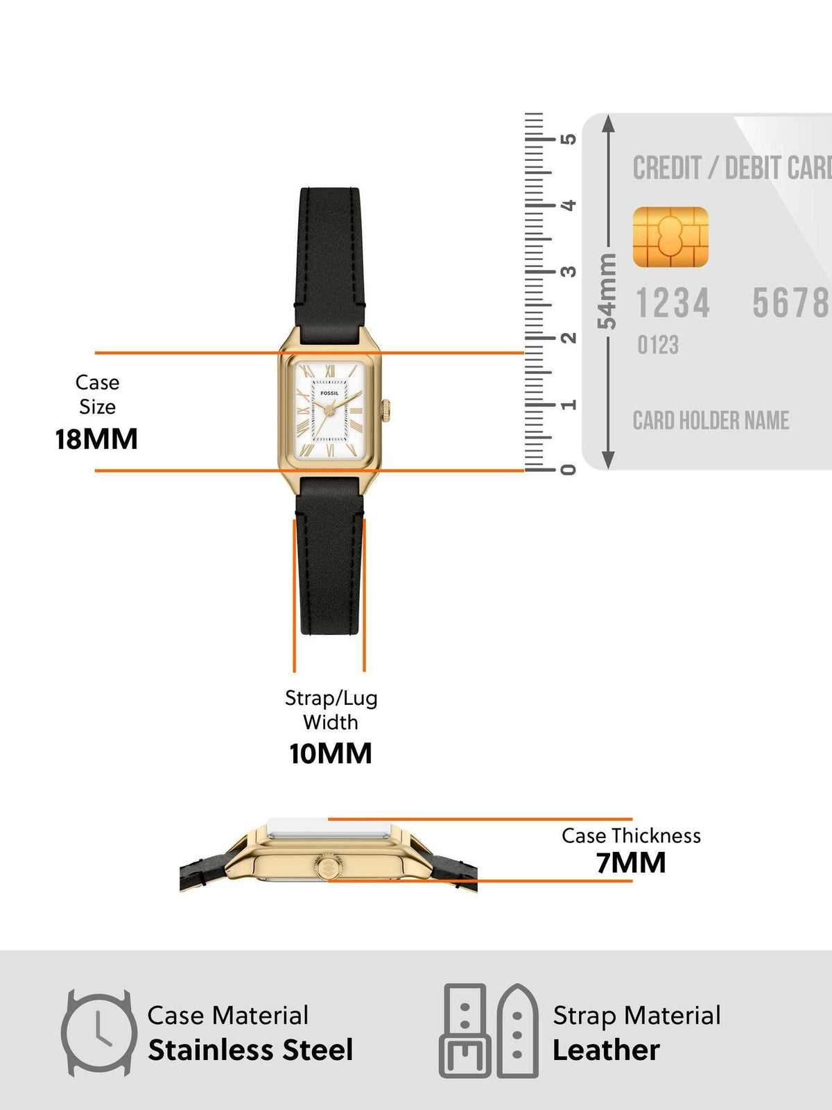 Raquel Gold Toned Women Quartz Watch | W92 - view 5