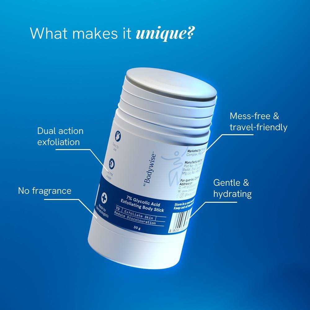 7% Glycolic Acid Stick Body Exfoliation For Smooth, Clear & Even Skin | BWS9 - view 6