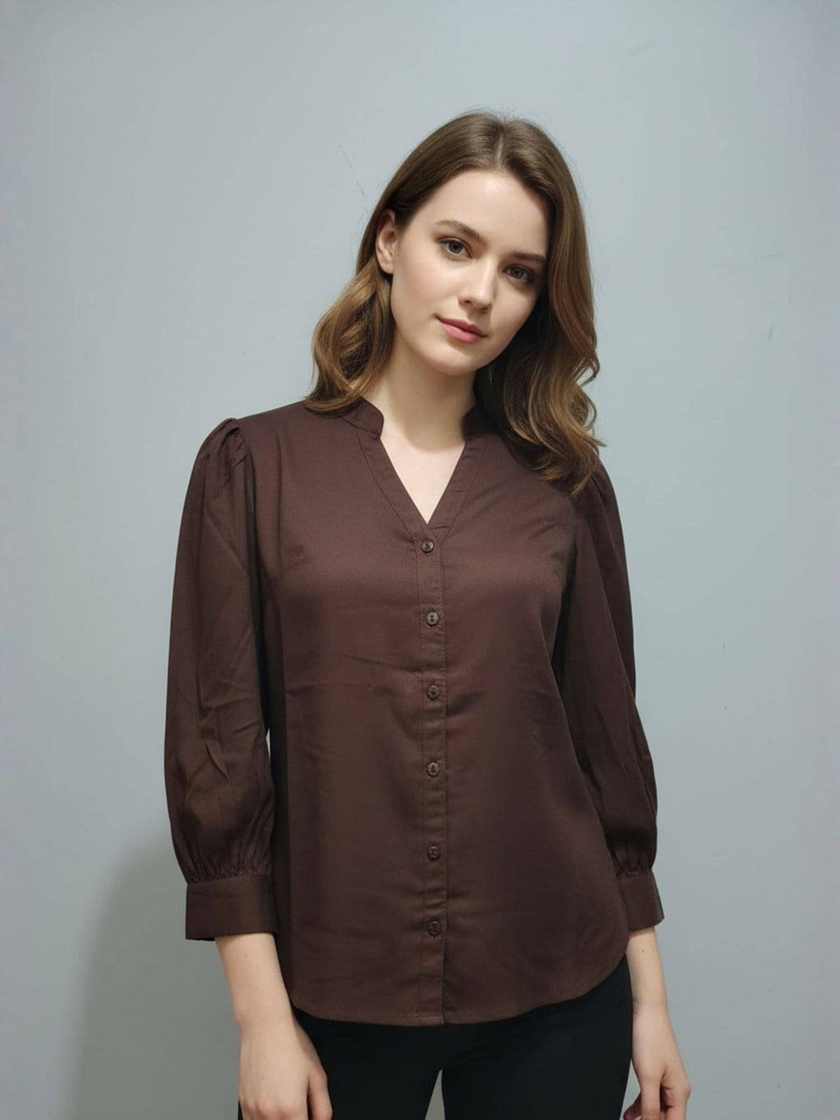 Women Multi-Color Ikat Printed Rayon Casual Shirt | S67 - view 19