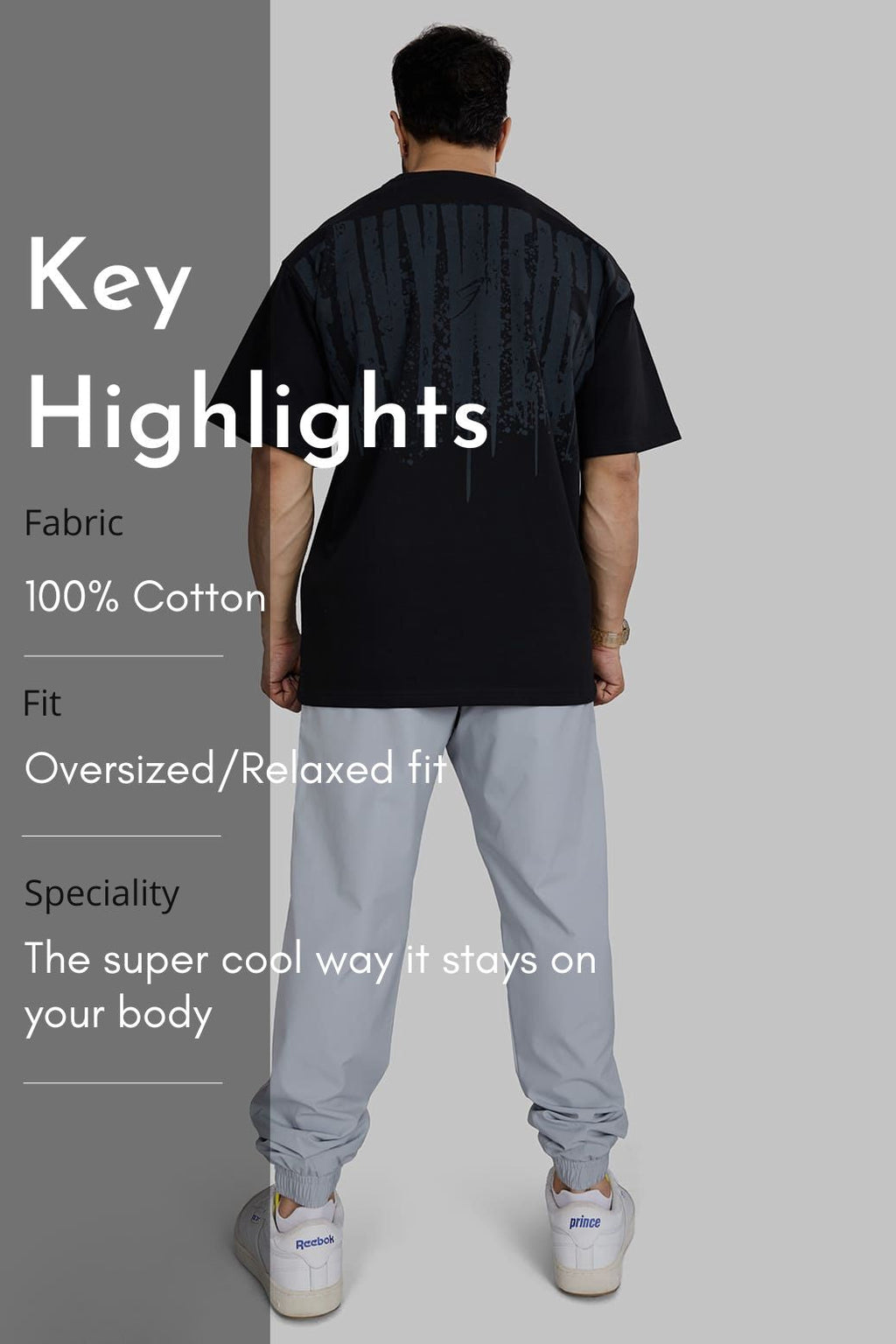 Heavyweight Oversized T-shirt Black