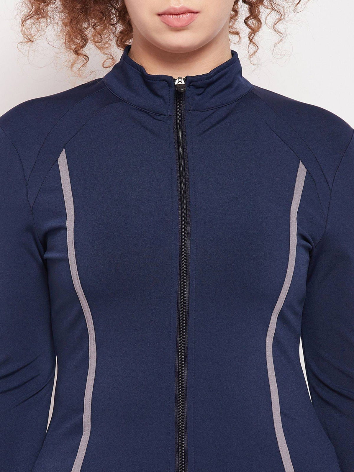 Solid Sporty Jacket Black | JK12 - view 12