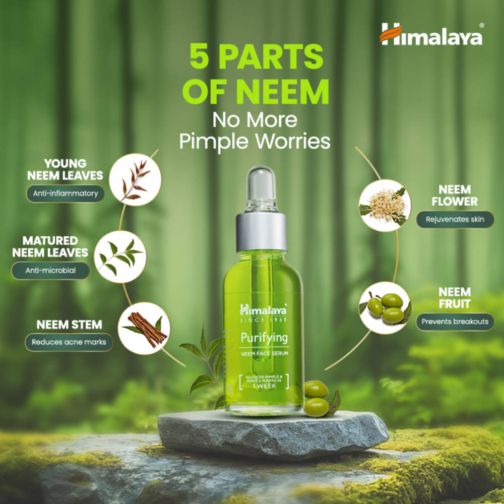 Purifying Neem Face Serum 2% Natural Salicylic Acid + Cica + Neem Extract | Z8 - view 5