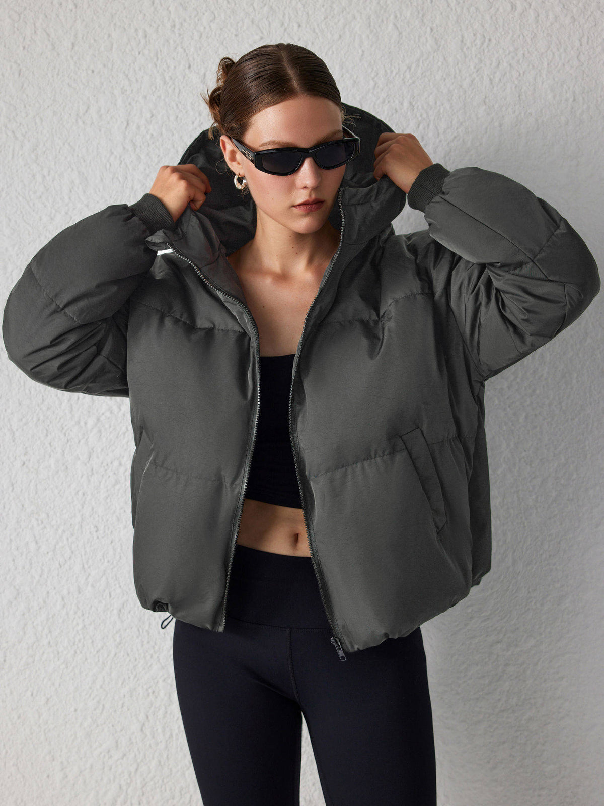 Hooded Puffer Jacket | JC78 - view 31