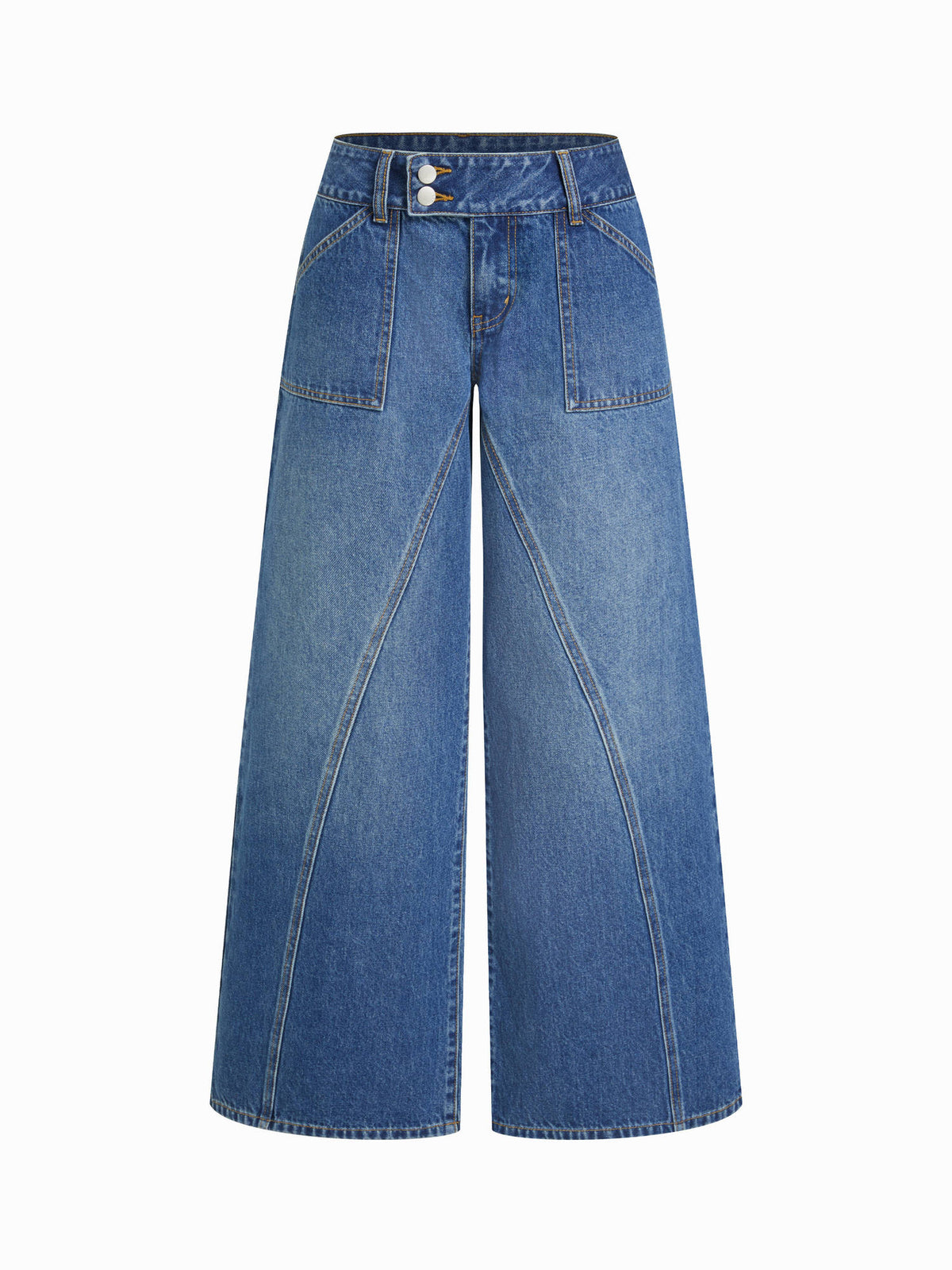 Denim Low Rise Wide Leg Jeans | RF89 - view 1