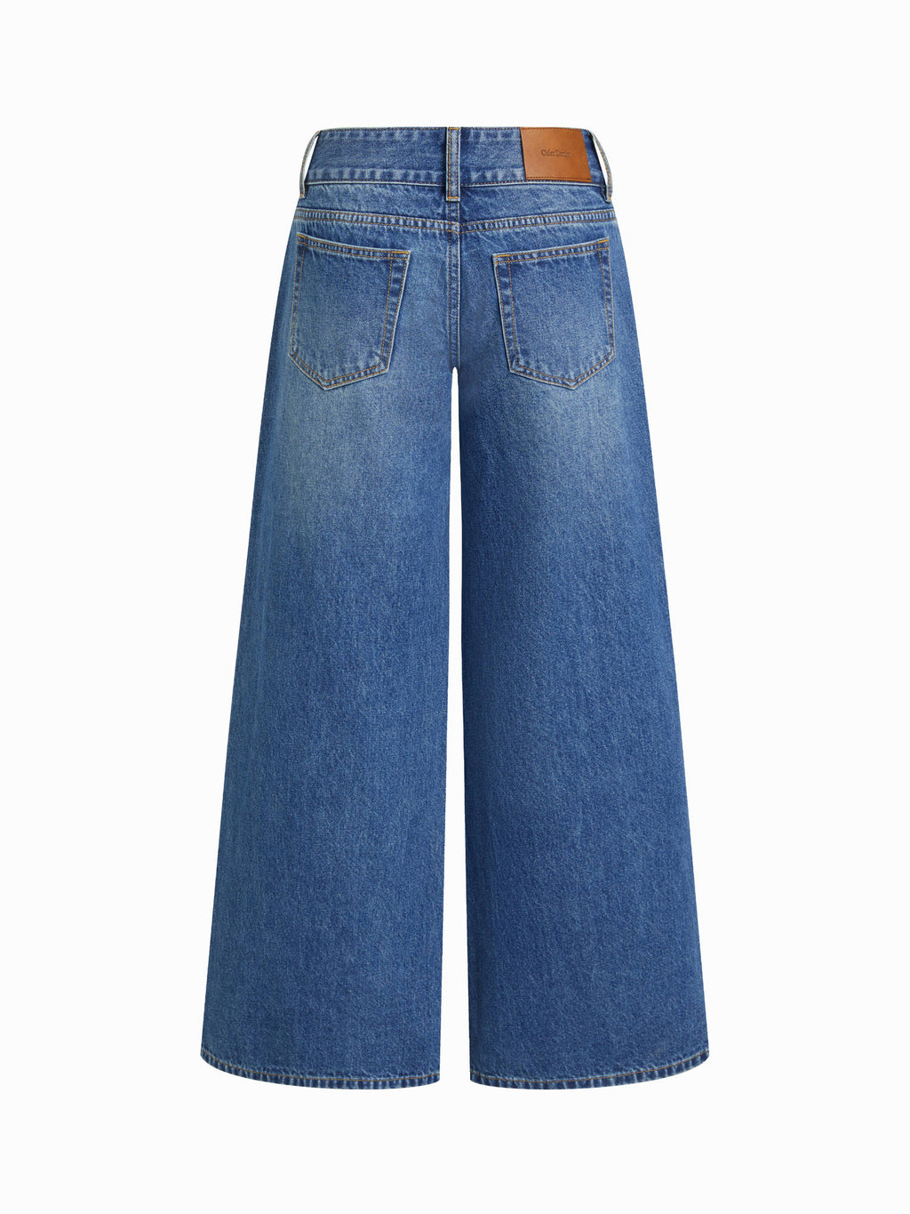 Denim Low Rise Wide Leg Jeans | RF89 - view 2