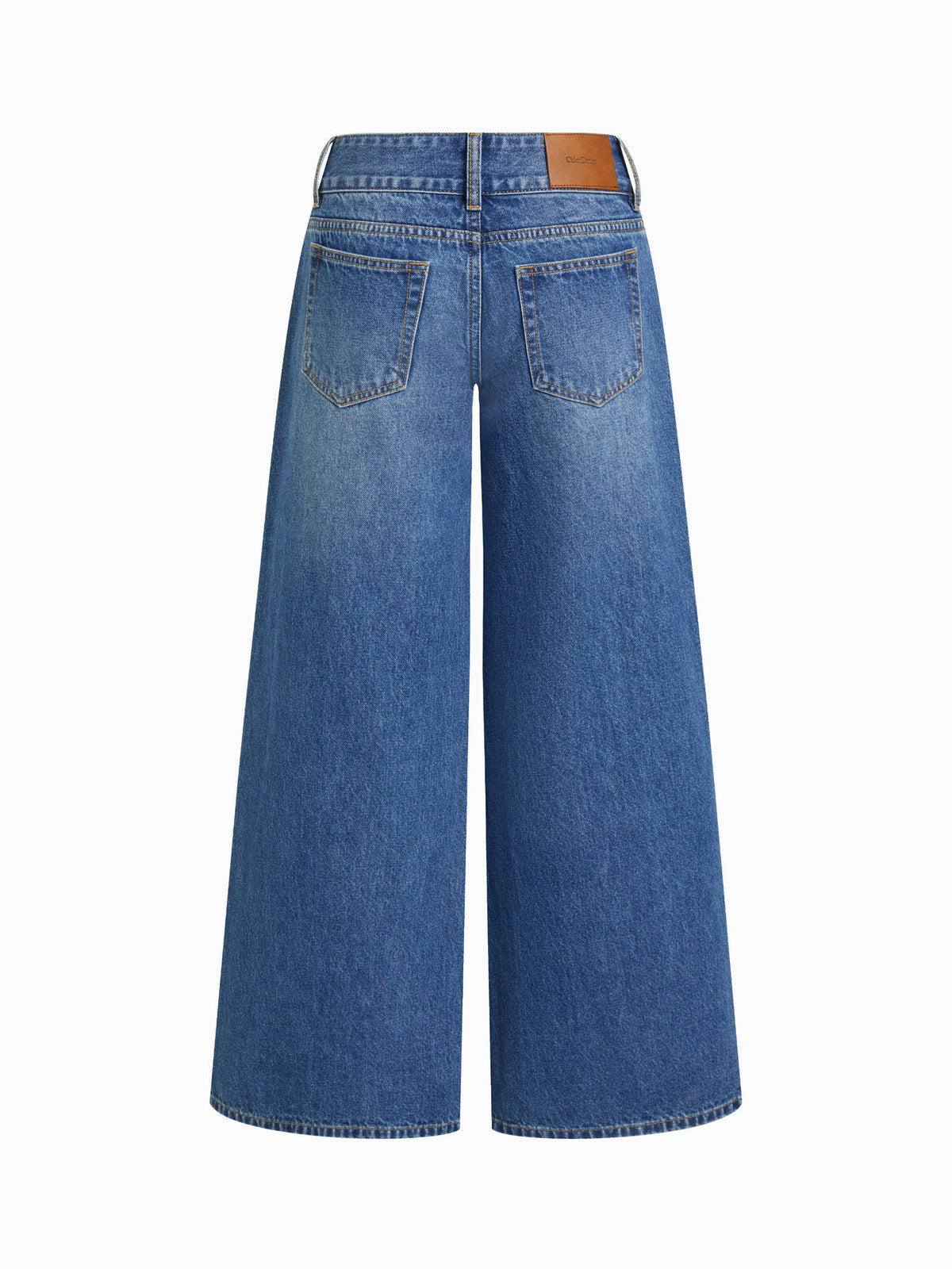 Denim Low Rise Wide Leg Jeans | RF89 - view 2