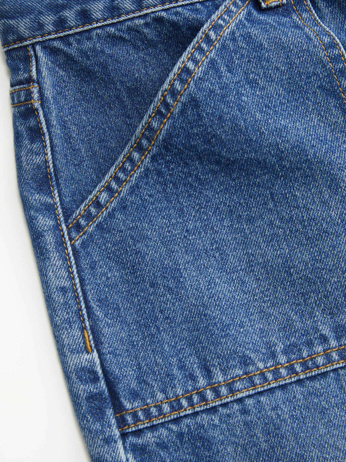 Denim Low Rise Wide Leg Jeans | RF89 - view 4