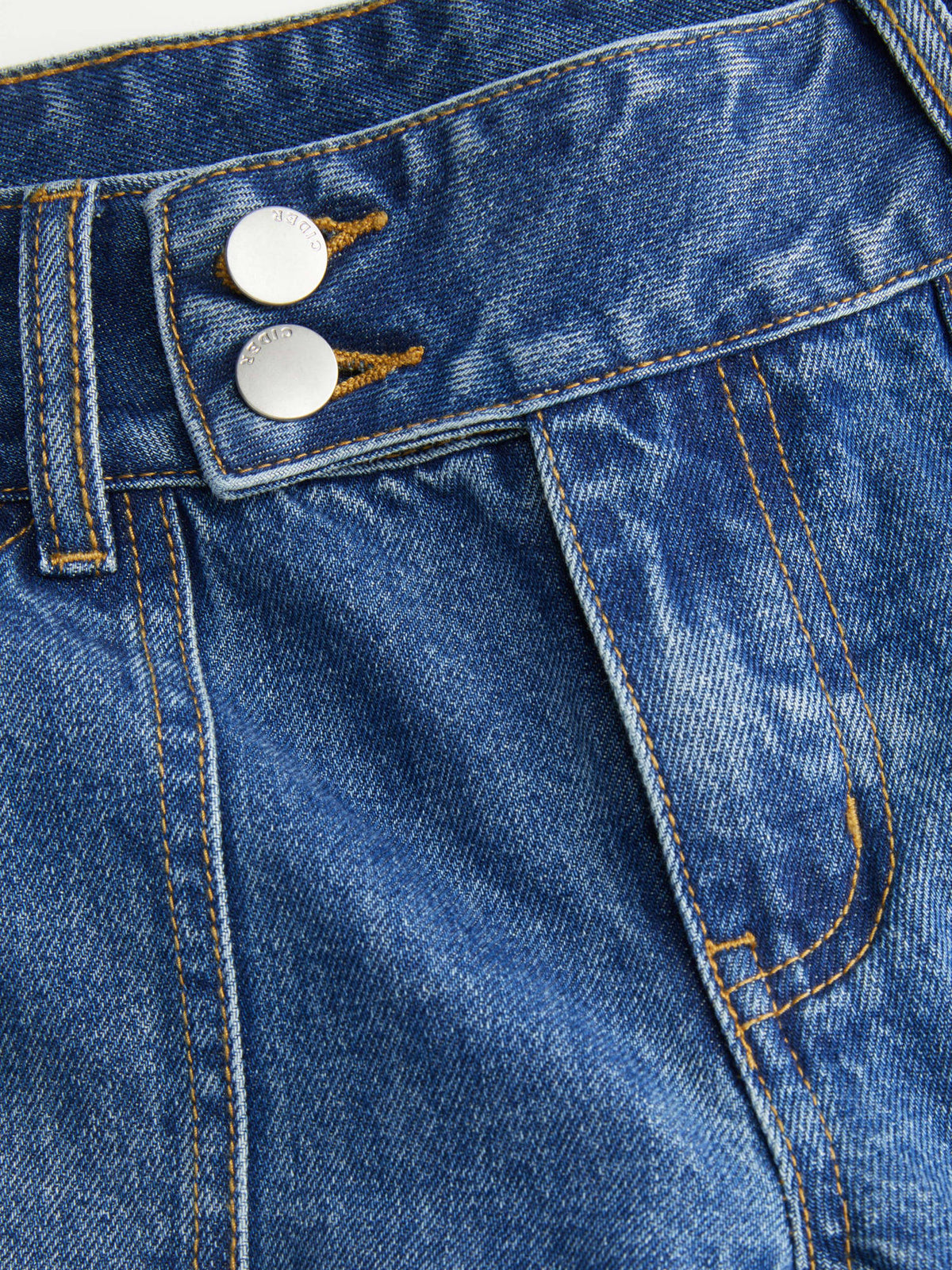Denim Low Rise Wide Leg Jeans | RF89 - view 7