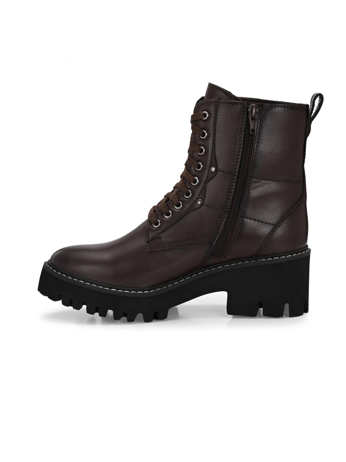 Light - Brown women’s vegan leather, light weight ankle Casual Boots | BT61 - view 3