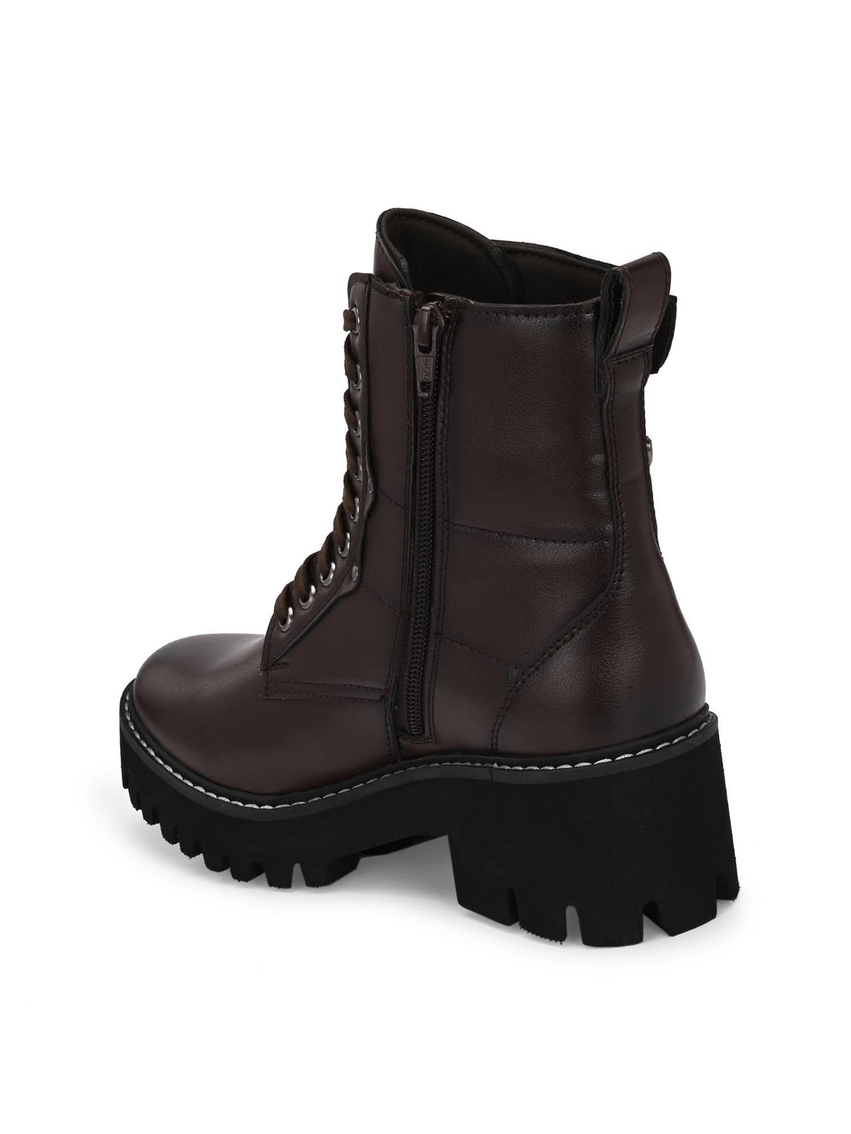 Light - Brown women’s vegan leather, light weight ankle Casual Boots | BT61 - view 4