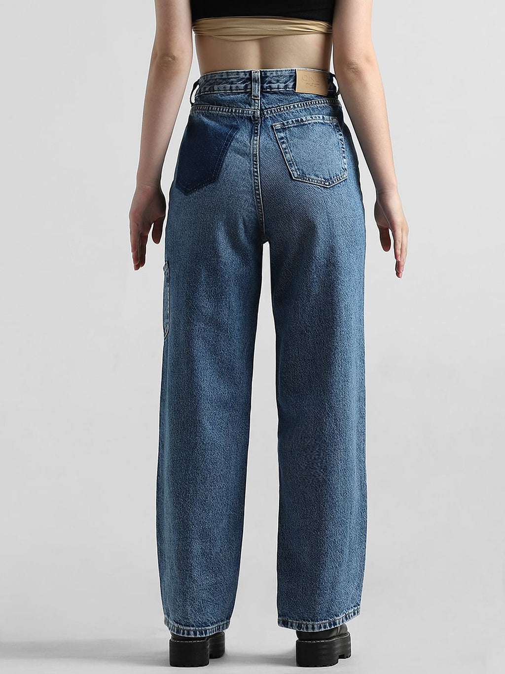 Blue High Rise Carpenter Jeans