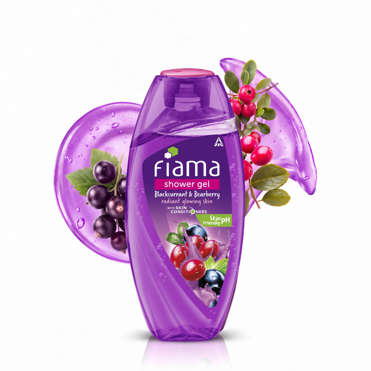 Shower Gel Blackcurrant & Bearberry Body Wash, Radiant Glowing & Hydrating Skin | B20 - view 1
