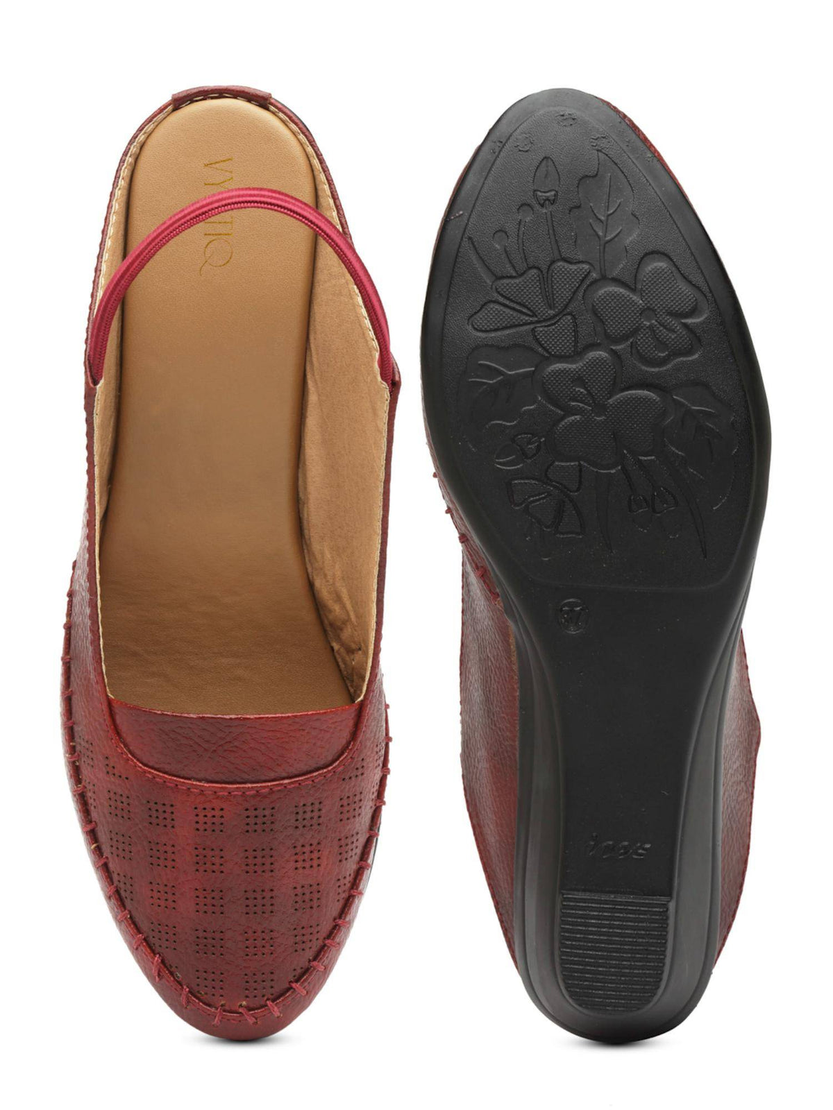 Women Brown Stylish Wedges Heels | H78 - view 17