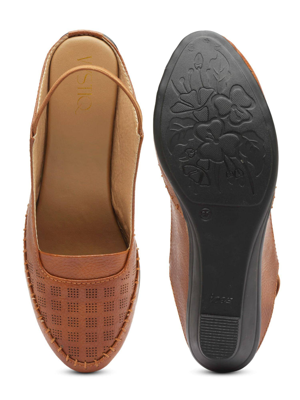 Women Maroon Stylish Wedges Heels | H78 - view 17
