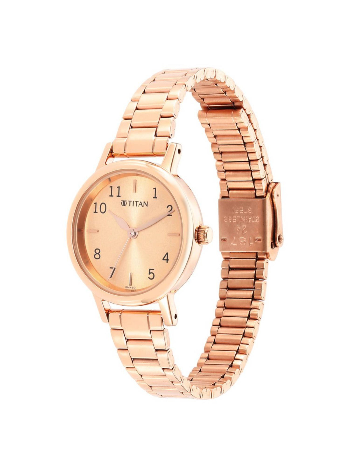 2678WM01 Rose Gold Dial Analog Watch for Women | W92 - view 3