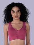 Women Front Closure Full Coverage Non Padded Non Wired Posture Correction Bra | sb09 - view 1