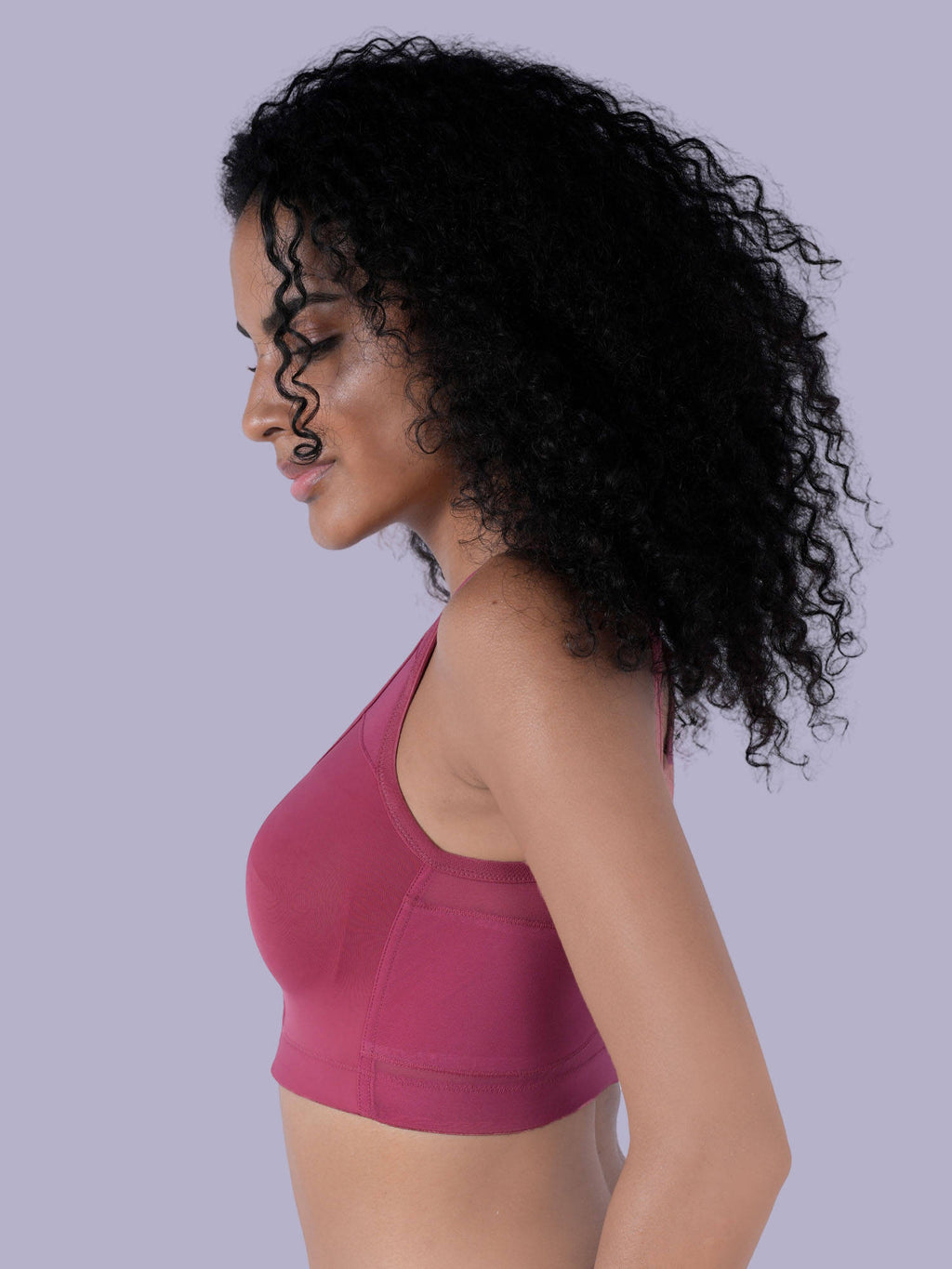 Women Front Closure Full Coverage Non Padded Non Wired Posture Correction Bra | sb09 - view 2