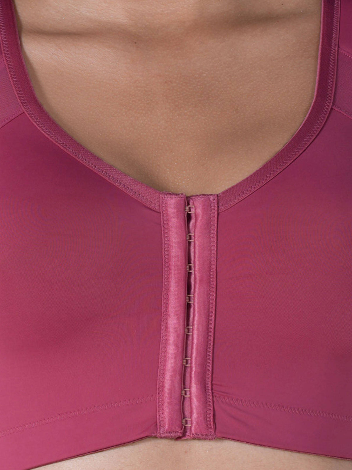 Women Front Closure Full Coverage Non Padded Non Wired Posture Correction Bra | sb09 - view 5