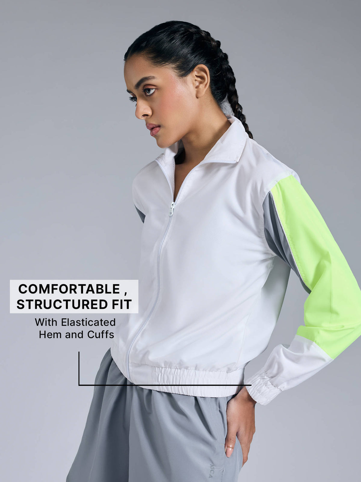 Quick-Dry Stride Jacket With Zip Closure And Pockets | JK12 - view 2