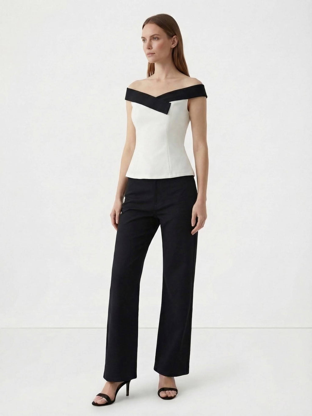 Off White Solid Top | pt51 - view 4