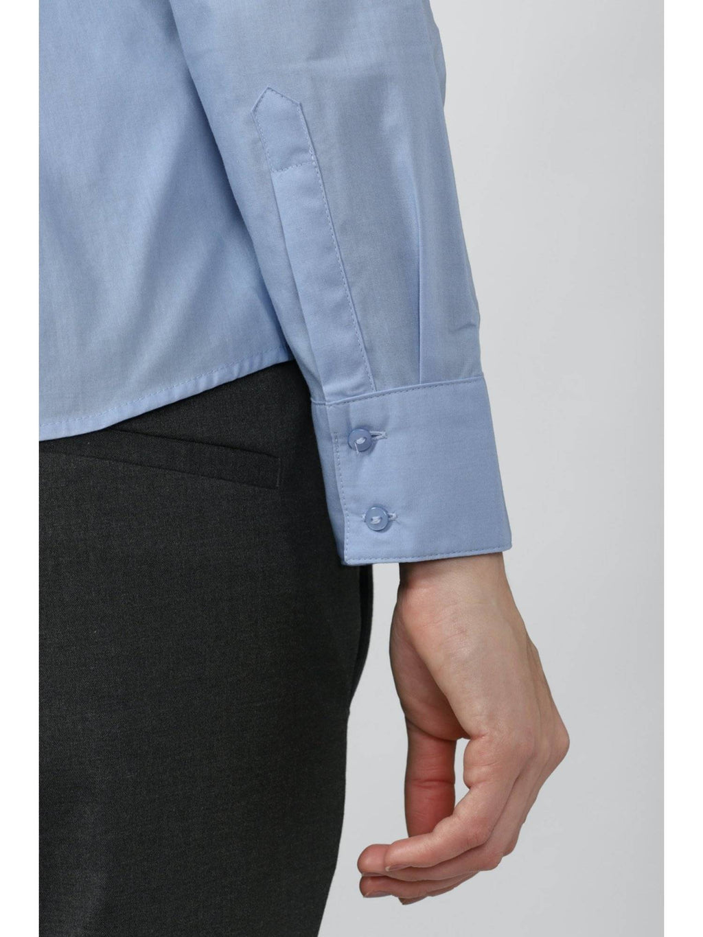 Blue Solid Normal Shirt | S67 - view 5