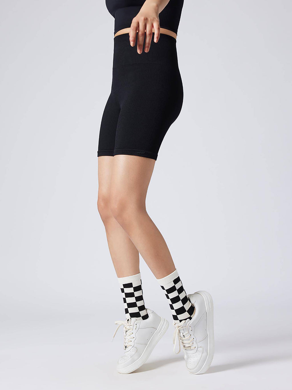 Black Flexrib Bike Shorts - view 3