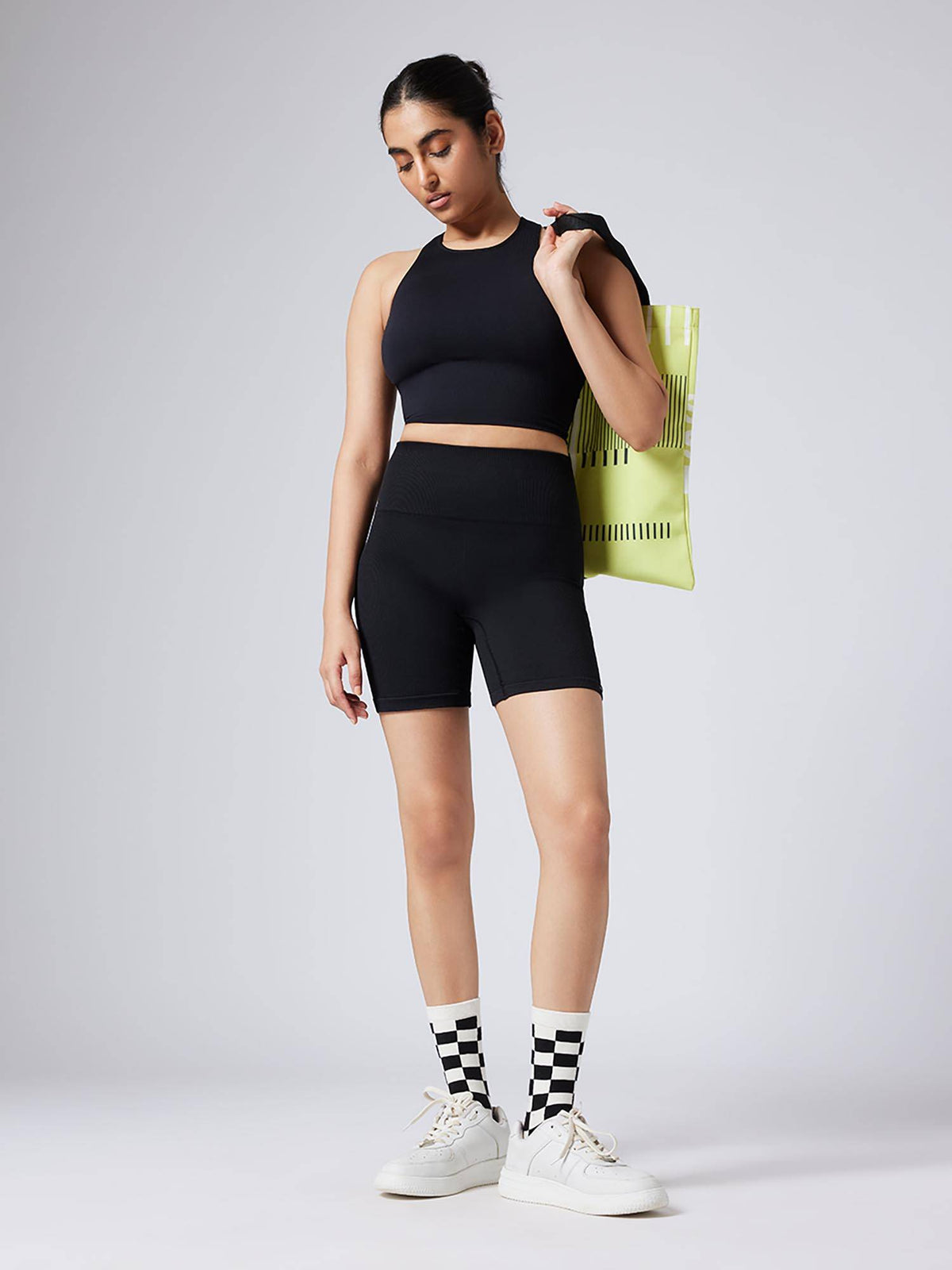 Black Flexrib Bike Shorts - view 4