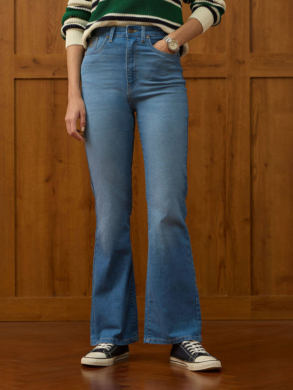 Ultra High Rise Boot Cut Jeans | BT10 - view 1