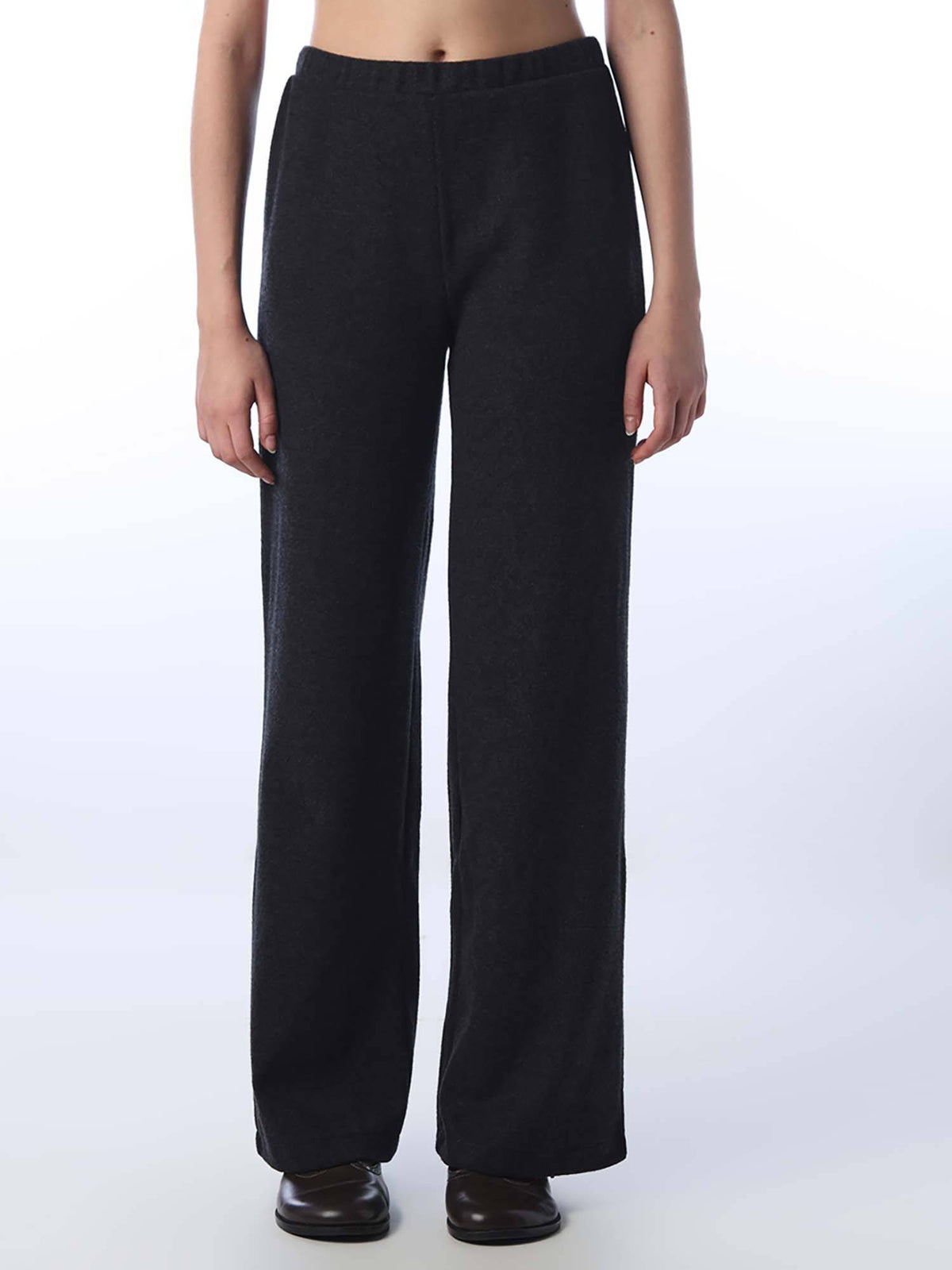 Womens Solid Grey Trouser | O24 - view 1