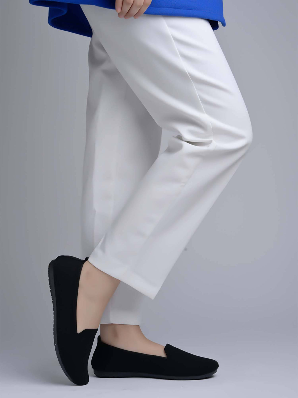 Comfortable Stylish Black Ballerinas for Women | F61 - view 4