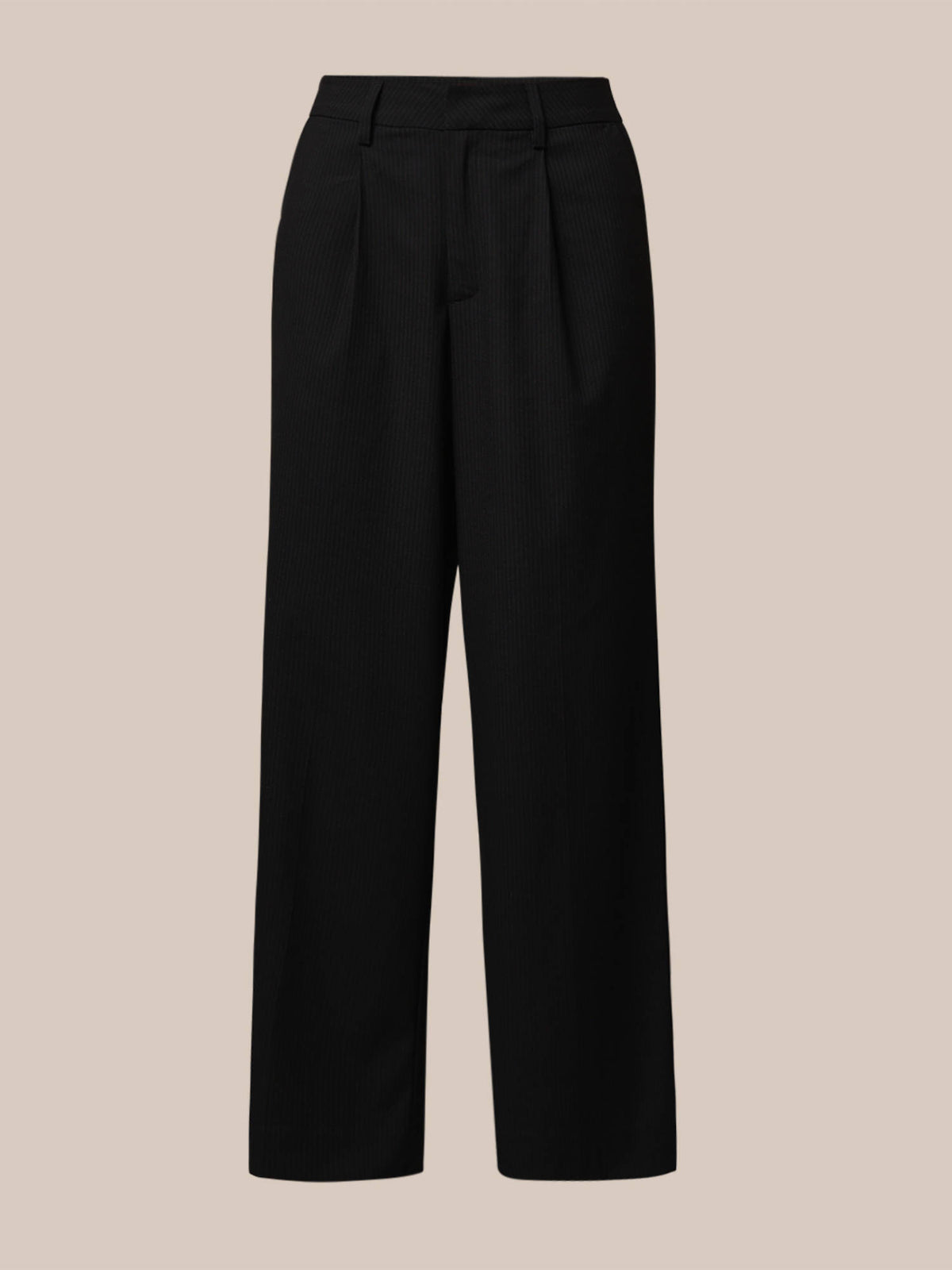 Women Black Tailored Fit High-Rise Pant | O24 - view 5
