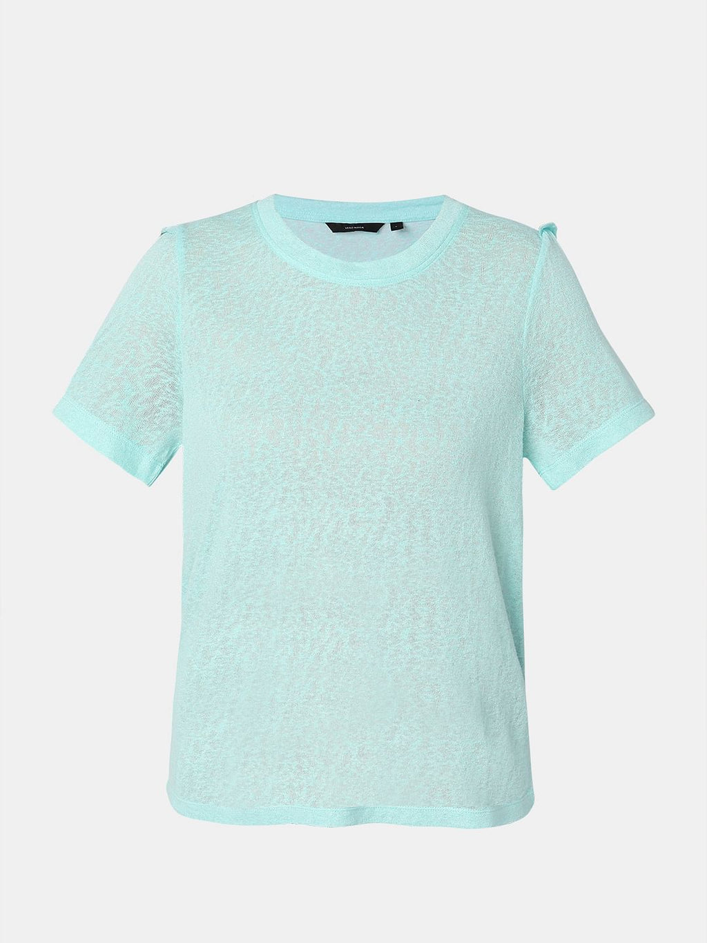 Blue Knit T-Shirt
