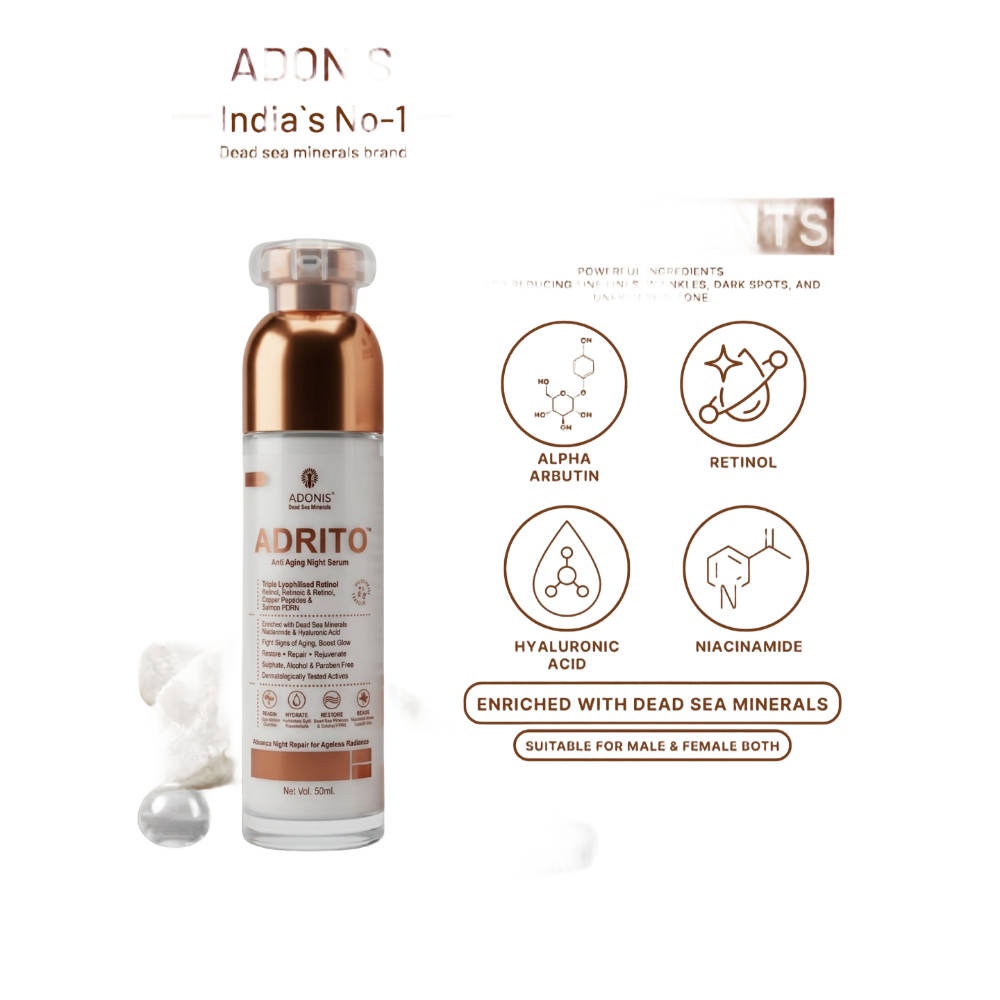 Unisex Adrito Face Serum With Retinol & Hyaluronic Acid For Anti Aging & Skin Firming | Z8 - view 2