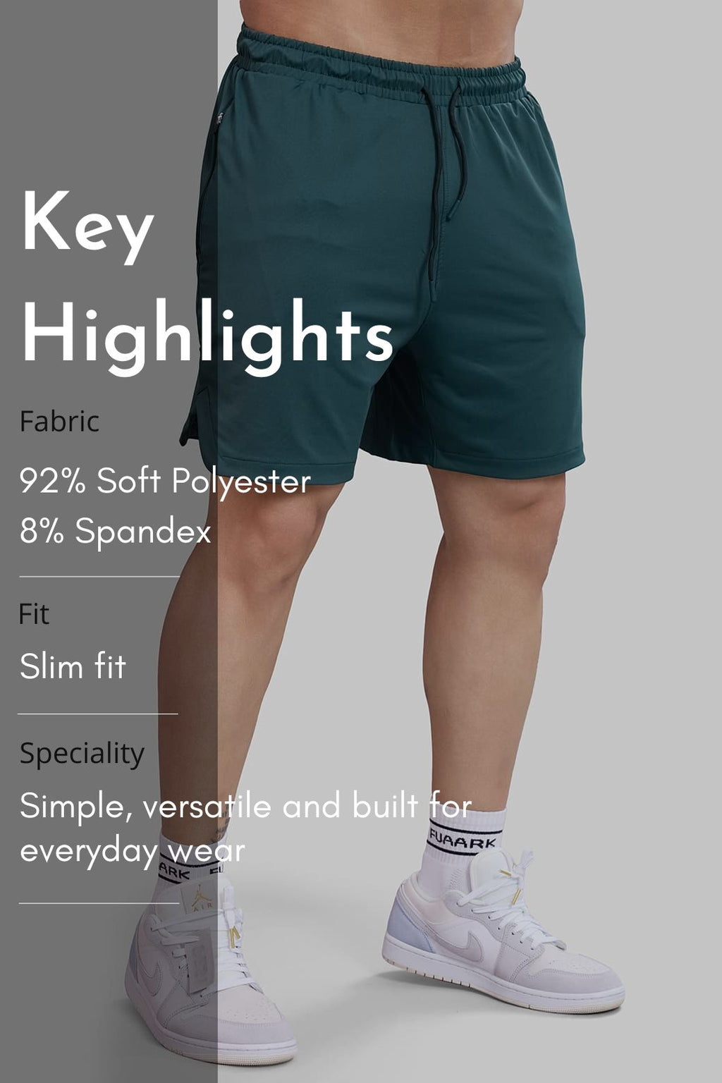Rush Shorts Forest Green