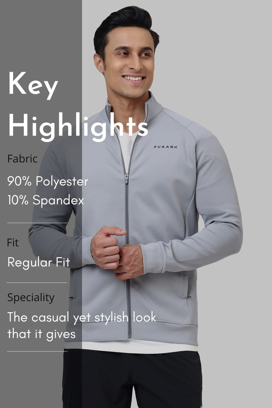 Ontrack Jackets Light Grey