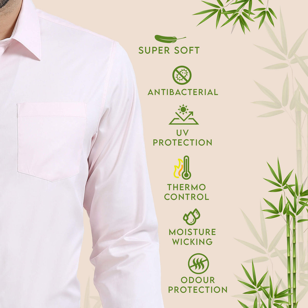 Willow Bamboo Shirt In Dusty Pink