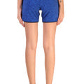 Gym & Running Shorts For Women (Blue Dots) S54
